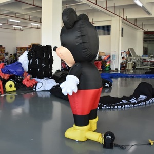 KeepFuns Mascotte Gonfiabile Gigante Personalizzata di Topolino, Modello Gonfiabile di <span class=keywords><strong>Personaggio</strong></span> dei Cartoni per Promozione Eventi e Feste - Product Image 5