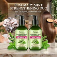 Shampoo lissant SUMAX 150 ml à la menthe et au romarin avec prévention de la chute des cheveux et nettoyage en profondeur pour adultes
