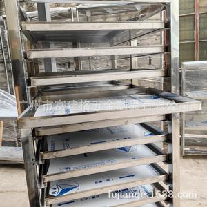 Chariot alimentaire en acier inoxydable argenté 304 pour bonbons, viande rôtie, miel, modèle de projet scolaire, fournitures pour restaurants et hôtels - Product Image 1