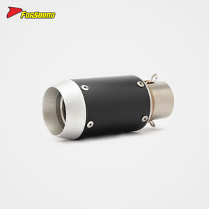 Tubo de escape universal para motocicleta de 51mm de fibra de carbono de acero inoxidable - Product Image 3