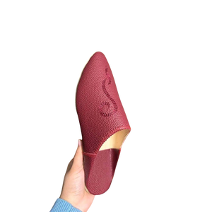 Babouches en cuir marocain véritable faites à la main pour hommes, antidérapantes, respirantes et confortables, pour la maison et l'extérieur - Product Image 1