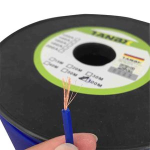 Tanbx <b>Car</b> Audio Power Control Cable 18 Awg Copper Conductor Pvc Insulation Flame Retardant For Vehicle <b>Amplifier</b> Wiring - Product Image 4