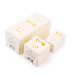 Bao bì giấy nhỏ hộp giấy trắng bao bì hộp các tông màu trắng hộp mỹ phẩm với cửa sổ <span class=keywords><strong>PVC</strong></span> - Product Image 6