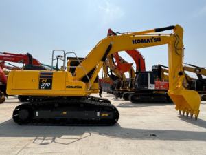 Komatsu เครื่องขุด PC210มือสองปั๊มไฮดรอลิกสำหรับเครื่องยนต์ดีเซลแบบงานหนัก - Product Image 2
