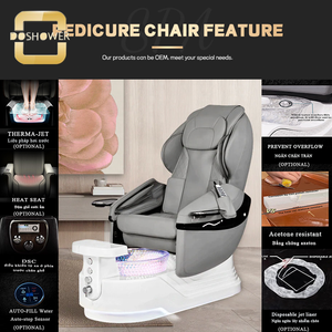 Ensemble de fauteuil de massage chauffant noir avec USB pour salon de <span class=keywords><strong>manucure</strong></span>, <span class=keywords><strong>pédicure</strong></span>, spa, fauteuil de <span class=keywords><strong>pédicure</strong></span>, <span class=keywords><strong>manucure</strong></span>, <span class=keywords><strong>appareil</strong></span> de beauté des ongles - Product Image 4