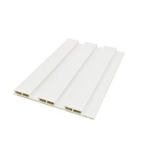 Panel Dinding WPC Beralur, Kayu Slat Tahan Air, Dekoratif untuk Interior Rumah, Hotel, Kantor, Vila