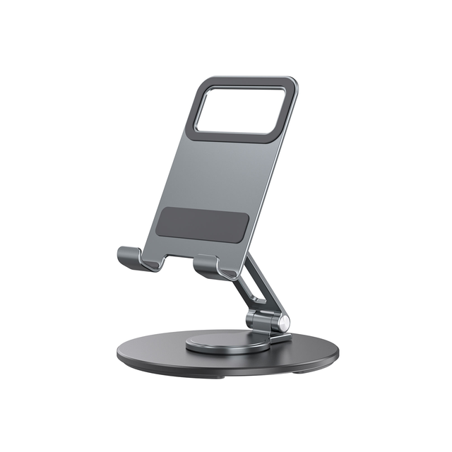 Aluminum Alloy Desktop Stand Fast Shipping 360 Degree Rotation & Foldable Flexible iPad Phone & Tablet Holder Compatible