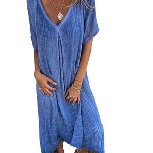 knee length dresses for ladies Ladies Summer Maxi Sun Dresses Wholesale main image 0