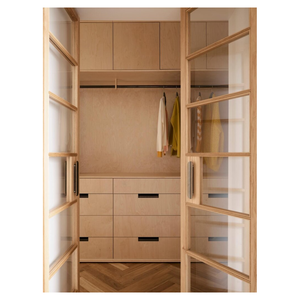 Modern Custom Built-in Sliding Door <strong>Closet</strong> with Soft Close System and Adjustable Shelves for Bedroom Storage Wardrobe - Product Image 4