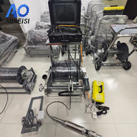 Cámara para Pozos con Software de Análisis de Video, Mango Antideslizante, Lente de Cristal de Zafiro para Inspección Subterránea de Pozos Profundos