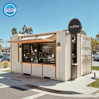 Restaurant Conteneur Moderne Populaire, Montage Rapide, Écologique et Durable pour Café, Prêt à Expédier
