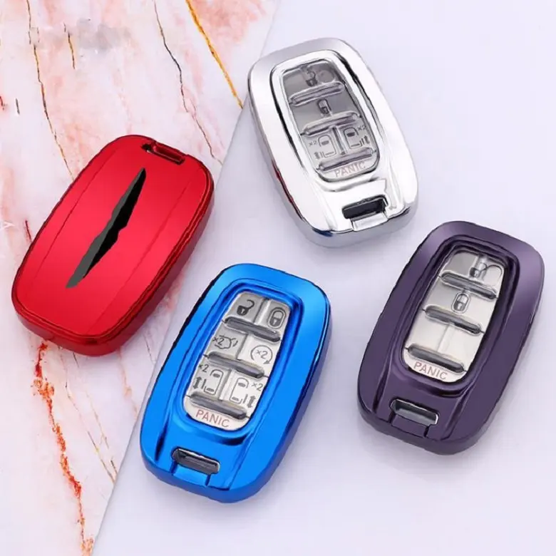 Hot Sales Car key protector TPU Silicone jacket remote key cover case holder for RAM 1500 Dodge JCUV Chrysler