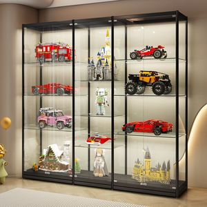 Vitrina de Vidrio Transparente de Diseño Contemporáneo, Gran Capacidad, a Prueba de Polvo, Mueble para Sala de Estar o Dormitorio, para Figuras de Acción <span class=keywords><strong>Lego</strong></span> Gundam - Product Image 5