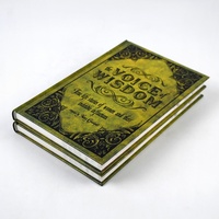 Impresión de Libros de Tapa Dura Personalizados de Fábrica con Estampado en Relieve a Todo Color, Título Grabado, Encuadernación Cosida, Tamaño y Logotipo Personalizados, MOQ Bajo