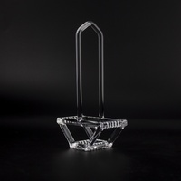 Tube double en quartz fondu transparent sur mesure, haute pureté 99,99 %, résistant aux hautes températures, pour soudage, découpe et usage en laboratoire
