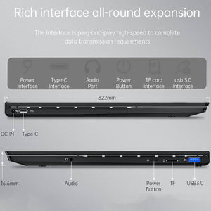 14,1 pulgadas 360 grados <span class=keywords><strong>Convertible</strong></span> Yoga Notebook Laptop para uso personal/comercial/estudiante nuevo hogar Ordinateur portátil Pc - Product Image 6