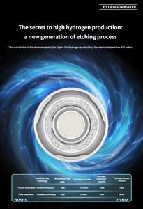 Botella de Agua de Hidrógeno SPE PEM de 2L, Hervidor de Agua Rica en Hidrógeno de Baja Frecuencia 7.38 con Alta Concentración - Product Image 4