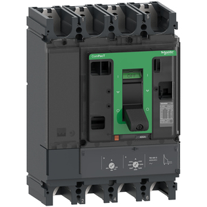 Disjoncteur MCCB ComPacT NSXseries NSX630H TMD 500 4P4D F3P3D500A/630A 70kA 50/60Hz - Product Image 1