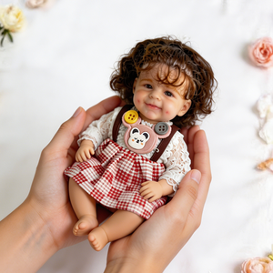 Poupées reborn en silicone de 15 cm, <span class=keywords><strong>Shasha</strong></span>, jouets pour enfants, poupées reborn en silicone pleine grandeur, jouets pour filles, cadeau de naissance - Product Image 4