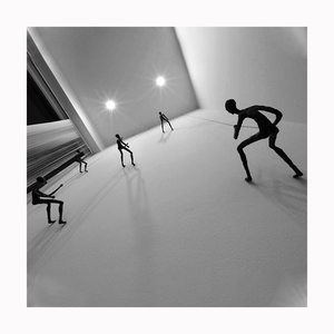 Alta calidad tallada a mano decoración de la pared <span class=keywords><strong>del</strong></span> hogar Metal bronce <span class=keywords><strong>hombre</strong></span> escalada pared arte escultura - Product Image 3