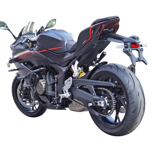 Convient pour QJMOTOR SRK600 <span class=keywords><strong>RS</strong></span>, tête de ressort, tube en acier au carbone givré, anti-chute, pare-chocs modifié épaissi, protection du moteur - Product Image 6