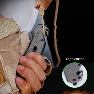 Ngoài trời khẩn cấp Survival kit thép không gỉ cứu hộ cắm trại dao cỏ ngắt chức năng bền tay công cụ OEM tùy chỉnh - Product Image 3