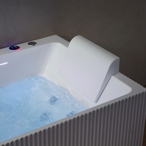 Bain à remous <span class=keywords><strong>portable</strong></span> autoportant pour intérieur, jacuzzi pour adultes avec fonction de massage pour appartement et salle de bain - Product Image 5