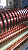 Rouleau de Mylar souple à 3 couches, film couleur cuivre, feuille d'aluminium + Mylar PET pour matériau de conduit HVAC, conduit d'air flexible
