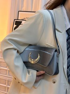 2024 nuovo <span class=keywords><strong>fantastico</strong></span> Design della luna borsa avanzata per ascelle alta catena di colore con Zip <span class=keywords><strong>alla</strong></span> <span class=keywords><strong>moda</strong></span> impermeabile a tracolla singola - Product Image 4