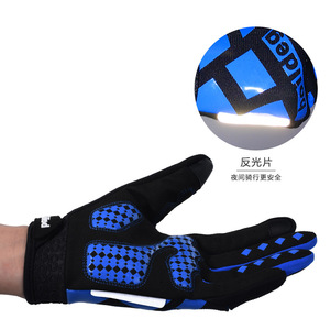 Guantes de ciclismo Boildeg, guantes de ciclismo con dedos completos, antideslizantes, absorbentes de golpes, transpirables, con pantalla táctil, para bicicleta - Product Image 4