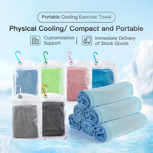 Toallas Refrigerantes con Logotipo Personalizado | Múltiples Colores 40"x12" | Microfibra Suave, Ligera y Transpirable | Para Gimnasio, Yoga, Correr, Deportes - Product Image 6