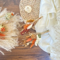 Bouquet de fleurs séchées personnalisées, mini bouquet d'herbe de Pampas, bouquet de fleurs de mariée sèches pour décoration de mariage, Offre Spéciale