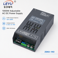 Alimentation électrique AC/DC 1000W réglable 12V 24V 36V 48V 72V 96V 110V 150V 220V, contrôle analogique, série ZSN3 1K0, test d'usure laser UV