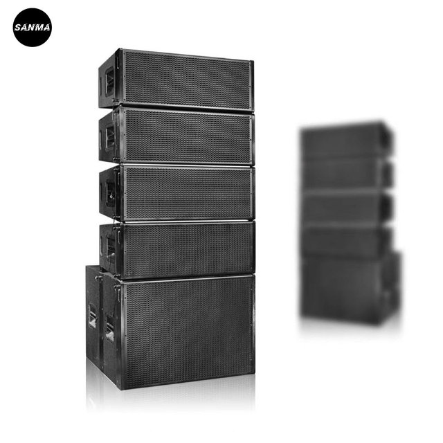 2100B Dual 10 Inch 2 Ways Passive Line Array Speakers Pro Audio Active Sound System PA Speaker for Stage