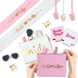 Fournitures de décorations d'enterrement de vie de jeune fille avec écharpe en voile - Product Image 5