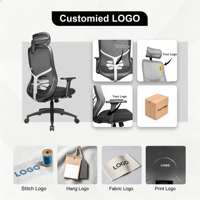 Vente en gros de chaise de patron de bureau au design moderne avec fonction pivotante et support dorsal en tissu Chaises de directeur invité