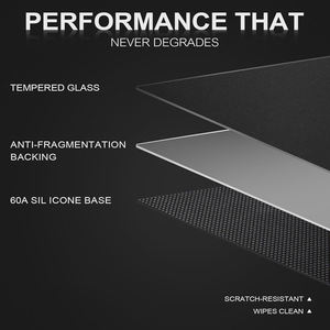 <span class=keywords><strong>Tapis</strong></span> <span class=keywords><strong>de</strong></span> <span class=keywords><strong>souris</strong></span> <span class=keywords><strong>de</strong></span> jeu en verre trempé 3 mm 2.5D à bords incurvés, surface <span class=keywords><strong>de</strong></span> revêtement AG Oil Sand AF, base antidérapante en silicone, boîte <span class=keywords><strong>rigide</strong></span> OEM – Vente chaude - Product Image 4