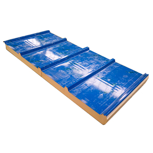 Ventes directes d'usine Panneaux de mur et de toit isolés Panneau sandwich en polyuréthane PU EPS étanche pour salle blanche