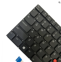 Clavier pour Lenovo ThinkPad T14s Gen2 P1 Gen4 X1, disposition UK/US/FR/RU/SP/LA, sans rétroéclairage/avec rétroéclairage