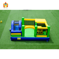 Jeux gonflables de terrain de jeu de videur de trampoline de location de partie pour des enfants et la taille adulte 10*6m/inflables