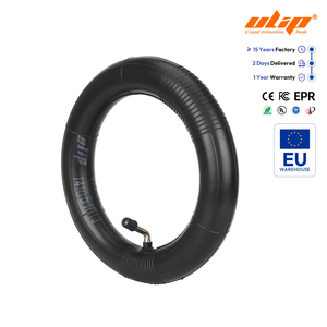 Chambre à air renforcée Ulip 9*3.0-5.5 avec embout à 90 degrés pour trottinette électrique Kukirin G2 Pro DB, caméra 9 pouces avec angle de 90 degrés - Product Image 1