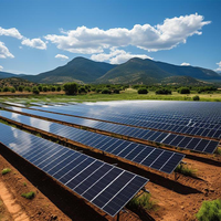 Panneau solaire bifacial haute efficacité 650W, monocristallin, demi-cellule, double vitrage, module PV pour système solaire