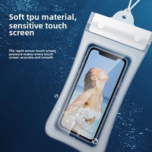 IPX8 trasparente TPU galleggiante a prova di acqua borse <span class=keywords><strong>per</strong></span> telefono <span class=keywords><strong>cellulare</strong></span> sigillate <span class=keywords><strong>custodia</strong></span> impermeabile trappola <span class=keywords><strong>per</strong></span> nuoto spiaggia accessori <span class=keywords><strong>per</strong></span> cellulari - Product Image 1