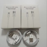 Câble de charge rapide micro USB haute performance, câble de synchronisation de données micro vers USB, compatible avec les téléphones mobiles, les tablettes, l'alimentation