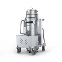 Aspirateur industriel sans fil DPS pour sols humides et secs avec seaux supérieur et inférieur