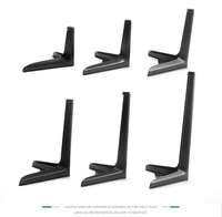 Pieds de lit renforcés à 3 branches en acier inoxydable pour cadre de lit d'appartement et aménagement de chambre d'hôtel, quincaillerie pour chaise de bar