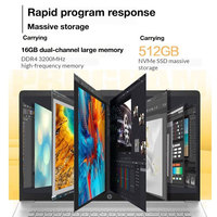 Ordinateur portable fin et léger OMEN Book17 Youth Edition, écran large IPS haute définition de 17,3 pouces, processeur Core I5, idéal pour les étudiants et le bureau