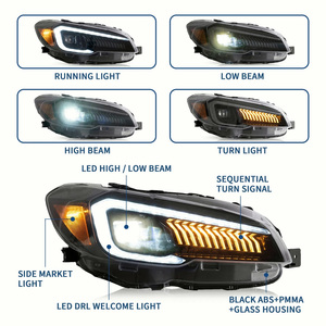 AlyntriX 36W 12V <span class=keywords><strong>LED</strong></span> Projektör Farlar, WRX 2015-2021 ve WRX STI 2016-2021 için Başlangıç Animasyonlu - Product Image 2