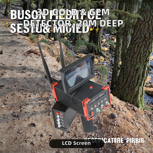 Phiên Bản Mới 3D Gr LCD Công Nghiệp Máy Dò Kim Loại Dài Phạm Vi Vàng Bạc Đá Quý Kim Cương Detector Với Màn Hình Lớn 20M Độ Sâu - Product Image 2