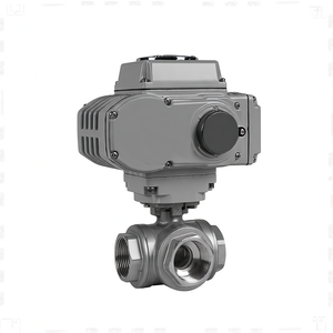 Vanne à bille électrique Covna B2Bclearance Sale DN50, type soudé, motorisée, commande de débit électrique, vanne à bille électrique pour l'eau - Product Image 3